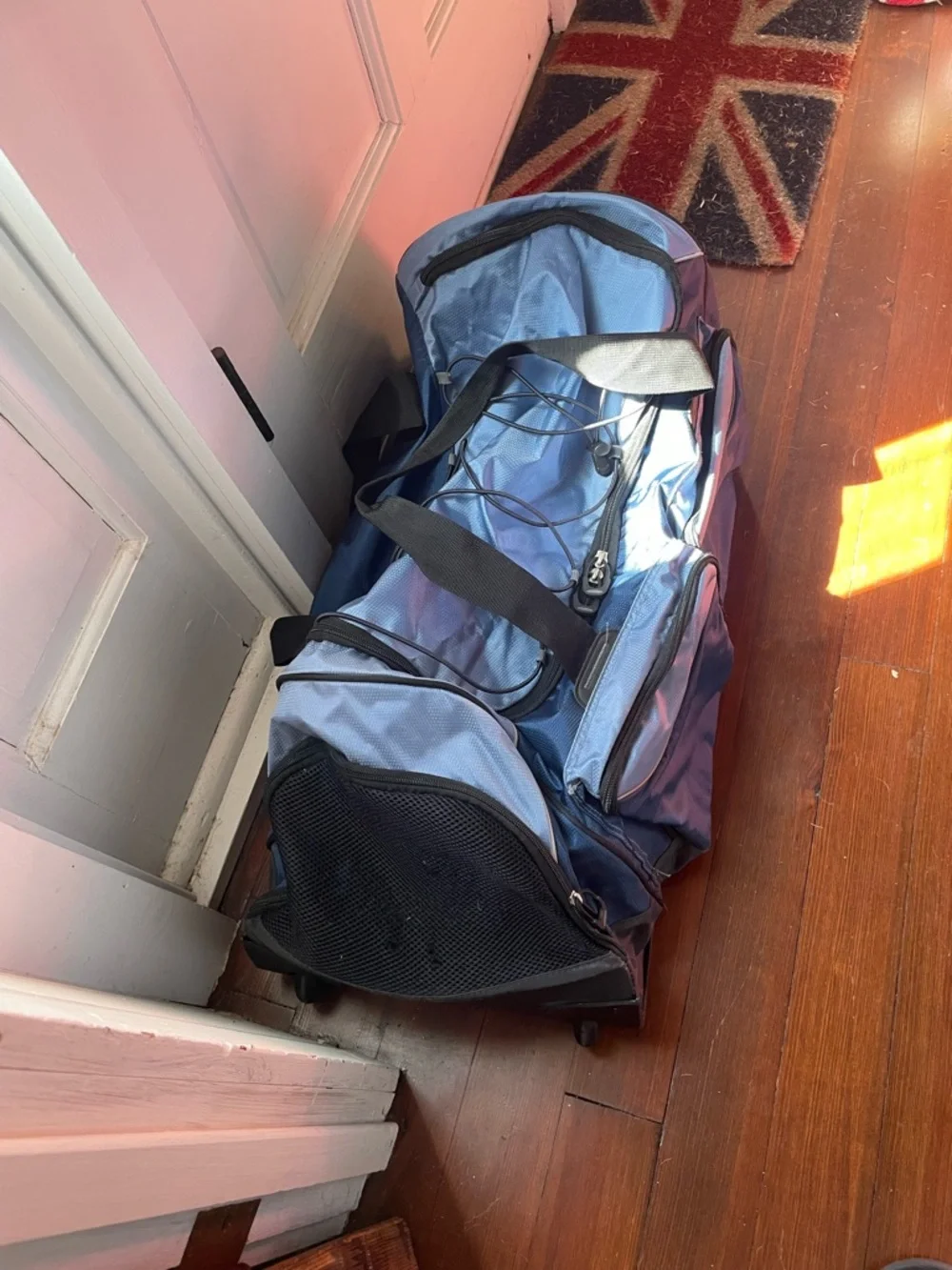 Eddie Bauer Blue Travel Duffel with Multiple Compartments